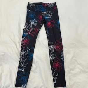 Fabletics Multi Flower Pattern Leggings